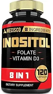 Inositol Supplement 14600mg - 8in1 Perfect Formula with Shatavari Root, Myo-Inositol, D-Chiro-Inositol & more -120 Capsules for 2 Months
