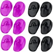 Hair Coloring Ear Cover Set Pairs Silicone Earmuffs Washable Hair Dyeing Accessories Ear Protective Covers for Salon