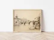 [Namly Design] Poster - Architectural Bridge Sketch