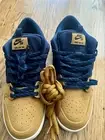 NEW Nike SB Dunk Low Pro PRM Backpack Midnight Navy Ochre DX6775-400 Sz Men 11.5