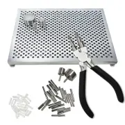 Wire Bending Jig Tool with 6 in 1 Bending Pliers - Bail Making, Looping, Jewe...