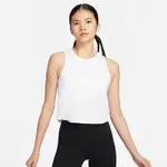 NIKE 上衣 女款 運動背心 AS W NK ONE CLASSIC DFCRPTANK 白 FN2846-100