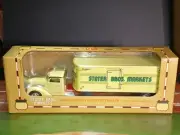 Stater Bros Markets 1948 Diamonds T Cab & Trailer 1/43 Scale Die-Cast Mint. Rare