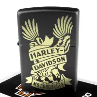 在飛比找momo購物網優惠-【Zippo】美系~Harley-Davidson-哈雷圖案