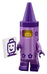 NEW LEGO MOVIE 2 Minifigure Mini Figures 71023 ( Purple Crayon Girl ) Authentic