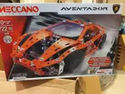 Meccano by Erector Lamborghini Aventador Model Building Kit 722 Pieces Big Size