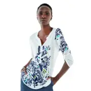 NWT! Nic + Zoe Cool Breeze Linen Blend Top - Size Small (MSRP $158)