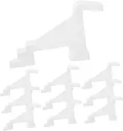 Cabilock Shelf Clips for Refrigerator Freezer 10pcs Plastic Snap Hooks Quick Installation Versatile