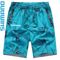 在飛比找Yahoo!奇摩拍賣優惠-Shimano 夏季褲子釣魚短褲男新款釣魚大碼速乾五分褲戶外