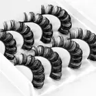 Faux Mink Lashes Russian Strip Lashes False Eyelashes D Curl Fake Eyelashes