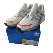 Womens Adidas Shoes Size US 8 ZX 1K BOOST Runners Orginals White Pink
