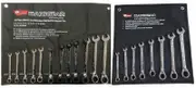 Maxigear MGR6080-85BS - Reversing Ratcheting Wrench Set 12 Piece Metric with 8 Piece SAE Set