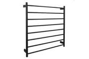AGUZZO EZY FIT Heated Towel Rail - Round Tube - Dual Wired - (W900mm x H920mm) - Matte Black