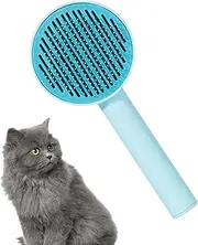 Cat Brush for Shedding | Kitten Puppy Shedding Comb Slicker Brush | Portable Dog Grooming Skin Friendly Tool with Release Button for Bathroom