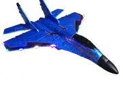 A03 3 In 1 Foam Airplane Model Toy Sea Land and Air Remote Control Airplane Glider Unmanned Aerial Vehicle with Light-Blue