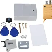 [ZALHIN] RFID Drawer Lock,Electronic Cabinet Lock - Multifunctional RFID Drawer Lock for Wooden Cabinet Drawer Locker Cupboard
