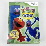 Ready Set Grover Sesame Street Game Nintendo Wii Remote Cover Sealed Elmo NEW