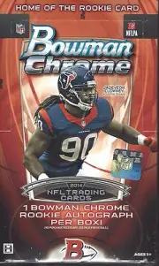 2014 BOWMAN CHROME FOOTBALL FACTORY SEALED HOBBY BOX