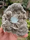 1200g Incredible Huge Aquamarine Crystal Rare Flower Shape Muscovite Mica