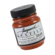 Jacquard Textile Color Fabric Paint 2.25 Ounces-Burnt Sienna Burnt Sienna