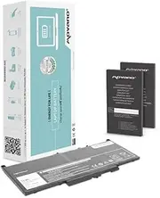 Battery - Compatible with Notebook 7.6V 7200mAh Ideal for Dell Latitude E7270 Provides Reliable and Long Lasting Energy