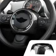 REAL HARD Carbon Fiber Steering Wheel Cover For Mini R55 R56 R57 R58 R59 R60 R61