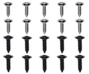 10 BLACK & 10 CHROME INTERIOR SCREWS! FOR PLYMOUTH BARRACUDA BELVEDERE ETC
