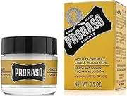 Proraso MOUSTACHE WAX (Soft Compound) WOOD And SPICE, 15ml, 0.5 Ounce