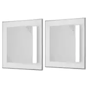 6x6 Inch(158x158mm) 2 Pcs Self-Adhesive Access Panel with Air Vent Hole, Silver