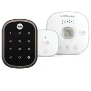 Liftmaster myQ Yale Smart Deadbolt Touchscreen Lock Bronze YRD256 Amazon Key