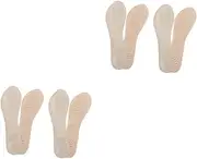 FOMIYES 2sets Flat Insoles for Men Adults Washable Shoe Pads Arch Support for Training and Walking 2pairs*2