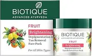 Biotique Fruit Whitening & Depigmentation Face Pack 75G/2.65 Fl.Oz.