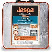 Jaspa Black JBMPWPKS Luxury Waterproof Mattress Protector King Single