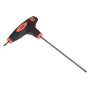 T10 Anti Tamper Proof Torx Key T-Handle Dual End Wrench, S2 Steel