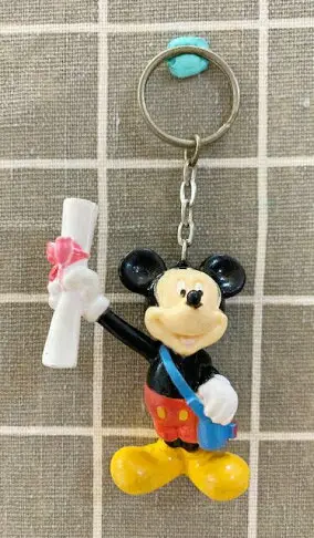 【震撼精品百貨】Micky Mouse 米奇/米妮 造型鑰匙圈 米奇拿信#32541 震撼日式精品百貨