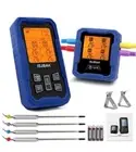 ISJBAK Wireless Meat Thermometer- Grill Thermometer for BBQ Smoker Oven