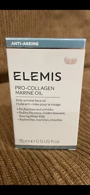Elemis Pro-Collagen Marine Oil, Anti-Wrinkle Face Oil 15 ml/0.5 oz NIB