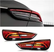 1 Pair Facelift Style LED Tail Lights Assembly Rear Lamp Replacement Compatible With Maserati Quattroporte M156 2013-2020