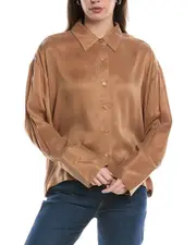 Chaser Twill Button Up Blouse