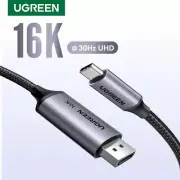 UGREEN USB Type C 16K Displayport 2.1 Cable Thunderbolt4 60Hz 40Gbps For MacBook