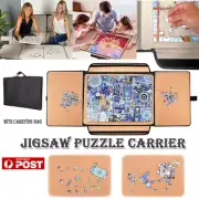 Jig Saw Puzzle Carrier Portapuzzle Portable Jigsaw Carry Case Sleeve Bag Black