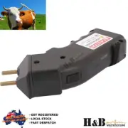 Electric cattle prod prodder 4000V shock handheld cow livestock stock battery AU