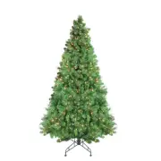 Northlight Pre-Lit Canterbury Spruce with Dew Drops Artificial Christmas Tree -