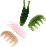 VERDANVERSE 1Set Y Shaped Scraping Fork Massaging Comb Board for Facial and Scalp Massage Portable Ergonomic Design for Relaxation and Skin Care