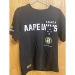 AAPE短袖 TEE S號 9.5成新 O2購入