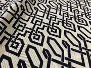 BRENTANO LARGO "KEYS" ITALIAN WOVEN GEOMETRIC INDOOR OUTDOOR FABRIC