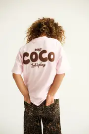 [Cotton On Kids] Cotton On Kids - Bluey Drop Shoulder Short Sleeve Tee - Lcn blu coco/tea party pink 9-10 LCN BLU COCO/TEA PARTY PINK
