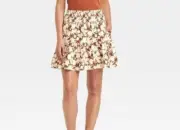 NWT Universal Thread Cottagecore Floral Plus Size 4X Skirt Short Tiered Peasant