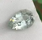6.50Cts Faceted Pear Shape Green Amethyst