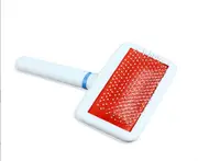 P237 10X Pet Small White Brush Airbag Grooming Comb Cat Dog Hair Removal Comb